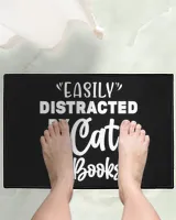 Cat Easily Distracted by Cats and Books Cat Lover Gift  dianoo