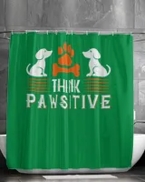 Think Pawsitive Dog Lover Personalized Grandpa Grandma Mom Sister