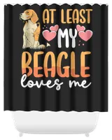 At Least My Beagle Loves Me Pet Owner 144 Beagle Dog