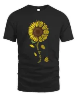 you are my sunshine sunflower sugar skull t-shirt
