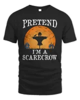 Halloween Pretend Im a Scarecrow Funny Halloween Party Costume 470 Pumpkin