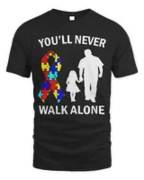 Autism Dad Shirt - Autism Dad And Daughter T-Shirt