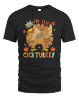 Cute Im The Gigi Turkey Family Matching Thanksgiving T Shirt