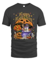 Halloween Autumn Witch West Highland White Terrier