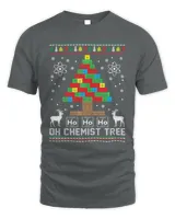 Oh Chemist Tree Merry Christmas Chemistree Chemistry T-Shirt
