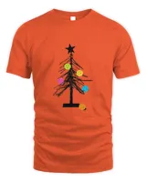 Pickleball Sports Xmas Lighting Pickleball Christmas Tree T-Shirt