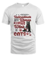 Black Cat and Wine Never Underestimate An Old Woman