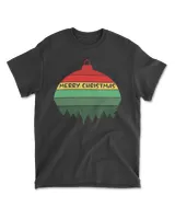 Merry Christmas Ornament Sunset T- Shirt Merry Christmas Ornament (sunset) T- Shirt