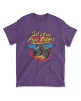 Let's Cool Free Riders Burn The Road Retro Vintage Motor