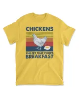Chicken Chickens The Pet That Poops Breakfast Egg Vintage 196 Hen Rooster