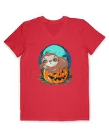Funny Halloween Sloth Shirt For Sloth Lovers Pumpkin Sloths