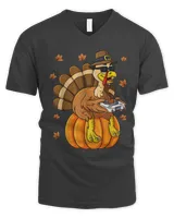 Thanksgiving Turkey Gamer Pumpkin