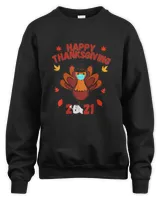 Happy Thanksgiving 2021 Turkey day Autumn Fall season Funny T-Shirt