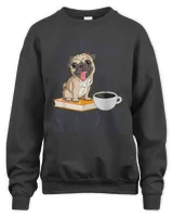 Book My Needs Are Simple Pug Funny Dog Book Coffee Lover