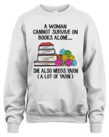 Book A Woman Cannot Survive On Books Alone She Also Needs Yarn 1 booked