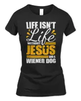 Christian DachshundLife with Jesus and Wiener Dog gift prayer