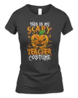 Halloween This is My Scary Teacher Costume 108 Pumpkin