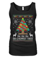 Oh Chemist Tree Merry Christmas Chemistree Chemistry T-Shirt