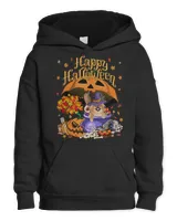 Halloween Autumn Witch Pekingese