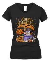 Halloween Autumn Witch West Highland White Terrier