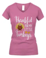 Teachers Thanksgiving Shirt Thankful For My little Turkeys