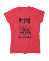 Witch in Peace  I'm A Witch I Am Not Evil Witch Quotes Witchcraft Funny