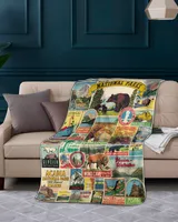 National Parks - Couch Blanket (Printed in the EU)