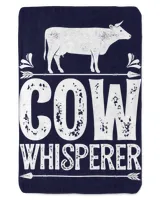Cow Whisperer Funny Women Men Dairy Farming Farmer Farm Pullover Hoodie