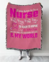 Nurse Day I Was Born To Be A Nurse To Hold To Aid To Save To Help To Teach To Inspire