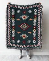 Boho Blanket, Native American Blanket, Blanket Decor Gift, Perfect For A Gift