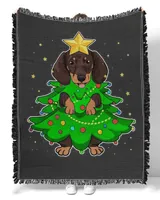Dachshund - Christmas Tree Light Star