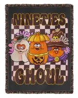 Nineties Ghoul Boo Pumpkin Boo Crew Funny Halloween Long Sleeve Tank Tops Hoodies