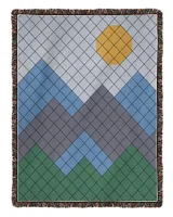 Mountain Blanket, Fleece Blanket