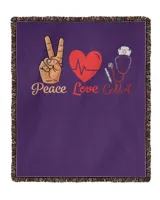 Peace Love CNA Nurse