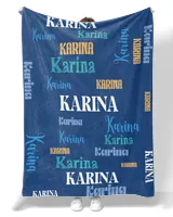 Karina Custom Name Blanket