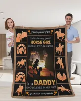 Father's Day Gifts, To My Dad Papa Pop Daddy Quilt Fleece Blanket