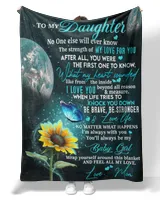 to my daughter no one else will ever know Quilt Fleece Blanket Bundle