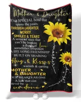 Mother and Daughter Quilt Fleece Blanket Bundle