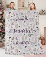 Jeanette Floral Blanket