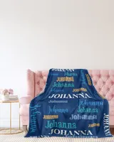 Johanna Custom Name Blanket