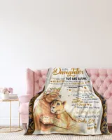 To My Daughter Never Feel That You Are Alone Blanket