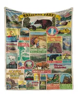 National Parks Premium Mink Sherpa Blanket