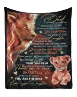 Father's Day Gifts, To My Dad Papa Pop Daddy From Daughter Quilt Fleece Blanket