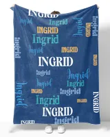 Ingrid Custom Name Blanket