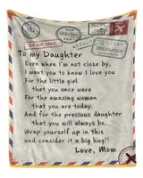 America Air Mail To My Daughter Blanket