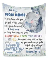 To my Mommy blanket Personalized Name