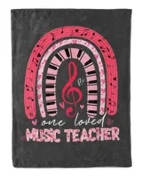 Rainbow One Loved Music Teacher Valentine's Day Matchings