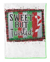 Sweet But Twisted Funny Candy Cane Merry Christmas