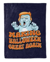 Making Halloween Great Again Trump Ghost Distressed Groovy Long Sleeve Tank Tops Hoodies