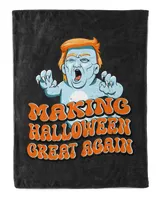 Making Halloween Great Again Trump Ghost Distressed Groovy Long Sleeve Tank Tops Hoodies